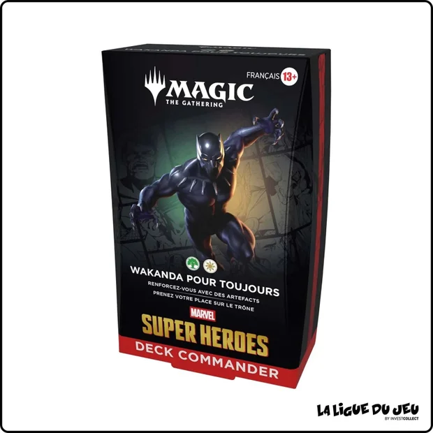 Deck - Magic the Gathering - Commander - Marvel Super Heroes - Wakanda pour Toujours - Scellé - Français