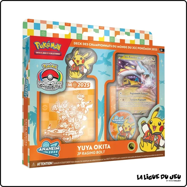 Deck - Pokemon - Championnat du Monde Anaheim 2025 - JP Raging Bolt - Scellé - Français
