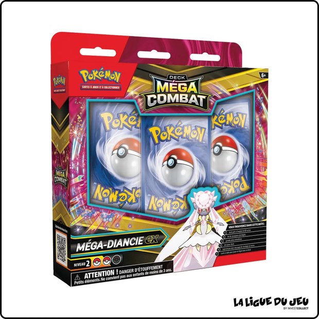 Deck - Pokemon - Méga Combat - Méga-Diancie ex - Scellé - Français