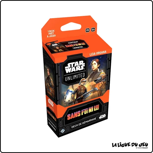 Deck - Star Wars Unlimited - Sans Foi Ni Loi - Deck de démarrage Leia Organa - Scellé - Français