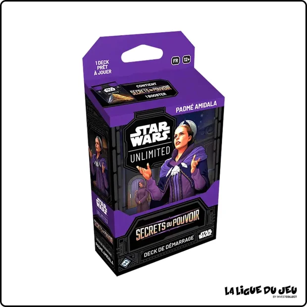 Deck - Star Wars Unlimited - Secrets du Pouvoir - Deck de démarrage Padmé Amidala - Scellé - Français