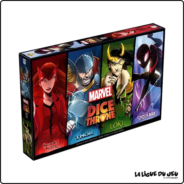 Dice Throne Marvel - Scarlet Witch, Thor, Loki & Spiderman