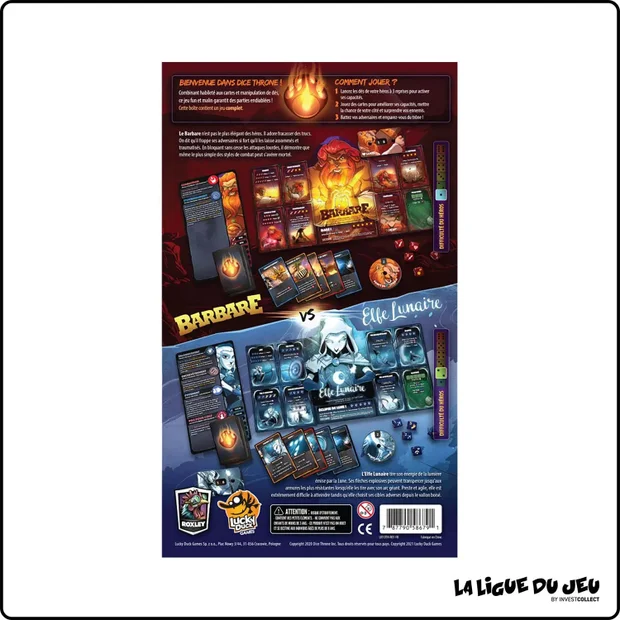 Dice Throne S1 - Barbare VS Elfe Lunaire