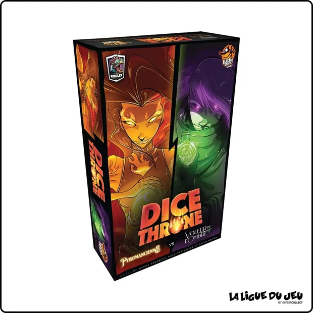 Dice Throne S1 - Pyromancienne VS Voleur de l'ombre