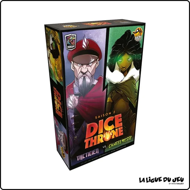 Dice Throne S2 - Tacticien VS Chasseresse