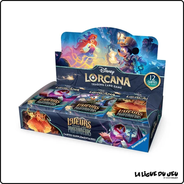 Display - Lorcana - Chapitre 10 - Lueurs dans les Profondeurs - 24 Boosters - Scellé - Français
