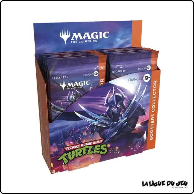 Display - Magic the Gathering - Les Tortues Ninja - 12 Boosters Collector - Scellé - Français