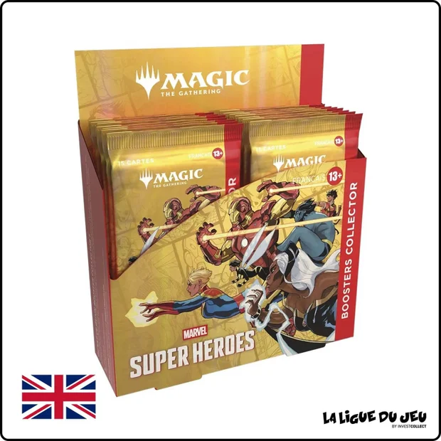 Display - Magic the Gathering - Marvel Super Heroes - 12 Boosters Collector - Scellé - Anglais