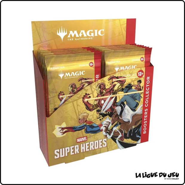 Display - Magic the Gathering - Marvel Super Heroes - 12 Boosters Collector - Scellé - Français