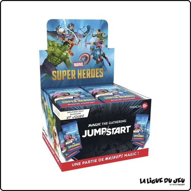 Display - Magic the Gathering - Marvel Super Heroes - 24 Boosters Jumpstart - Scellé - Français