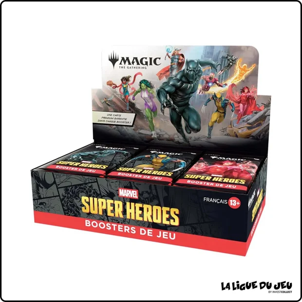 Display - Magic the Gathering - Marvel Super Heroes - 30 Boosters de Jeu - Scellé - Français