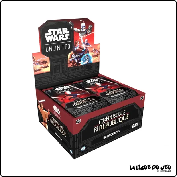 Display - Star Wars Unlimited - Crépuscule de la République - 24 Boosters - Scellé - Français