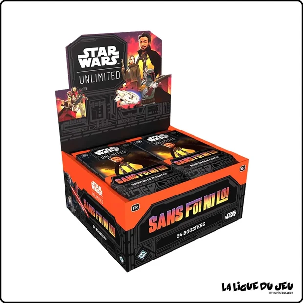 Display - Star Wars Unlimited - Sans Foi Ni Loi - 24 Boosters - Scellé - Français