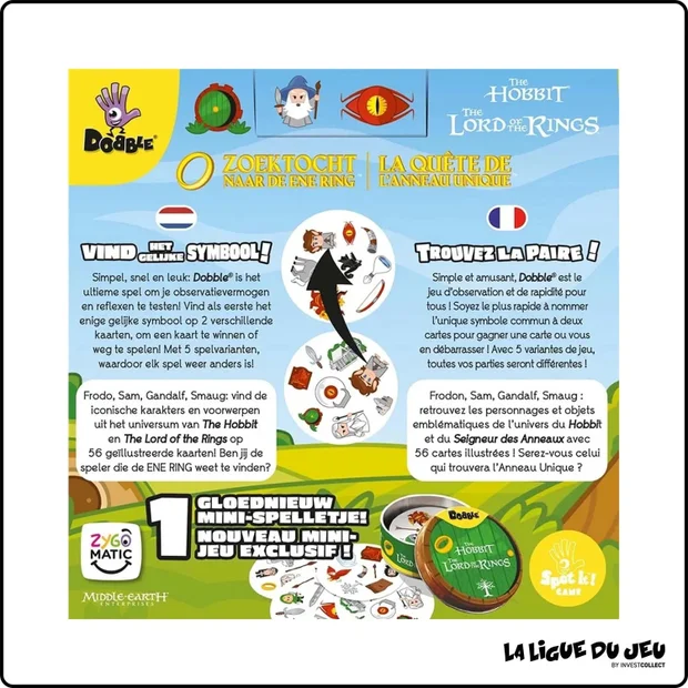Dobble : Seigneur des Anneaux - Le Hobbit