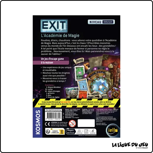 Exit - L'Académie de Magie (Débutant)