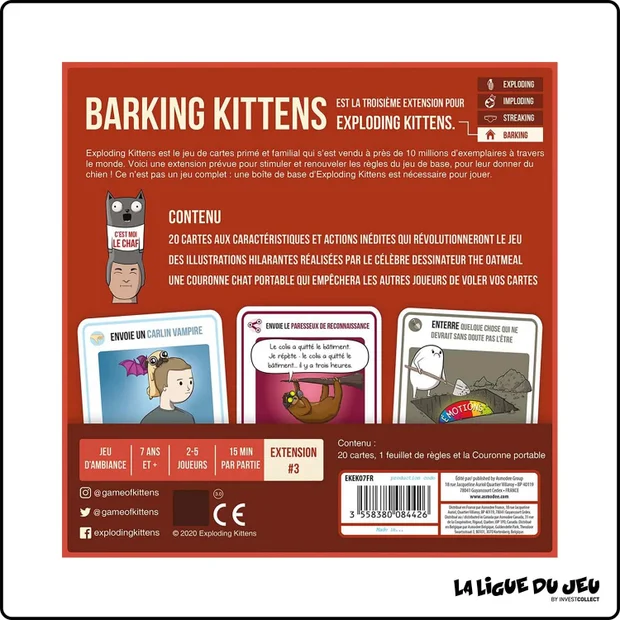 Exploding Kittens - Extension: Barking kittens