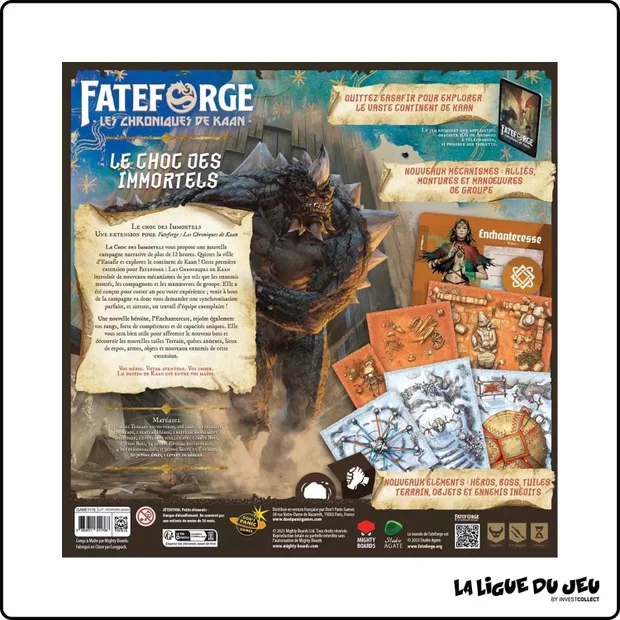 Fateforge - Les Chroniques de Kaan - Extension: Le Choc des Immortels