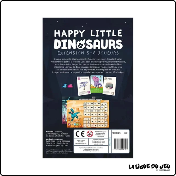 Happy Little Dinosaurs - Extension: 5/6 Joueurs