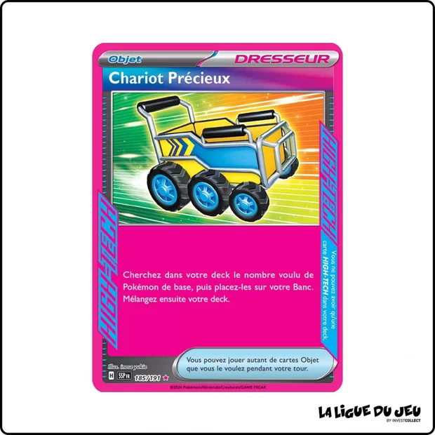 High-Tech - Pokemon - Étincelles Déferlantes - Chariot Précieux 185/191