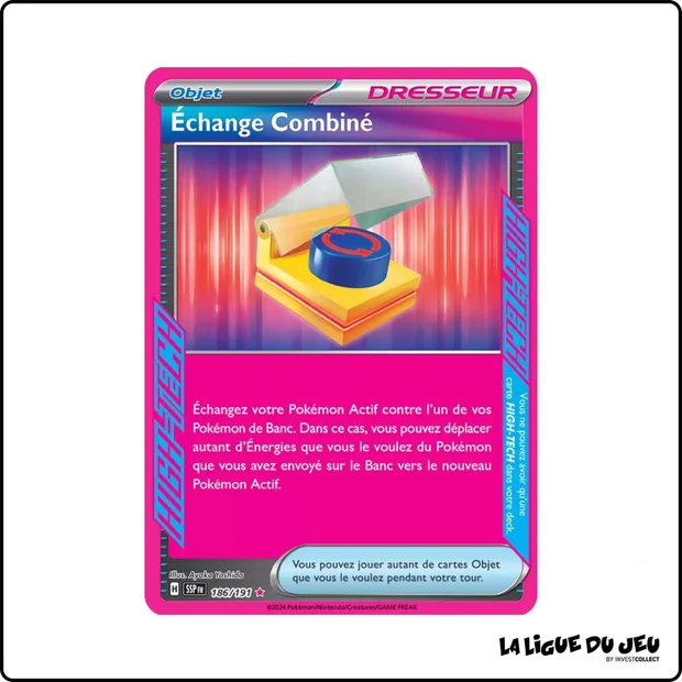 High-Tech - Pokemon - Étincelles Déferlantes - Échange Combiné 186/191