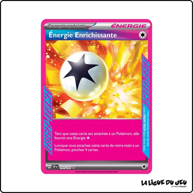 High-Tech - Pokemon - Étincelles Déferlantes - Énergie Enrichissante 191/191