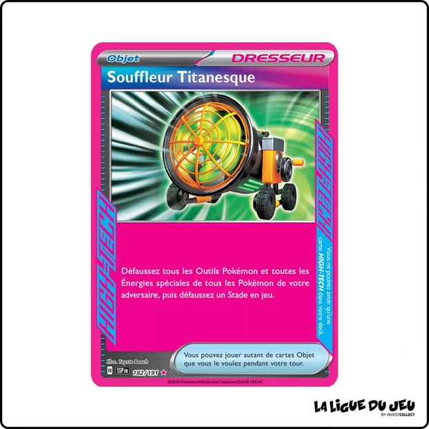 High-Tech - Pokemon - Étincelles Déferlantes - Souffleur Titanesque 182/191