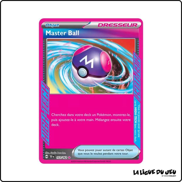 High-Tech - Pokemon - Forces Temporelles - Master Ball 153/162