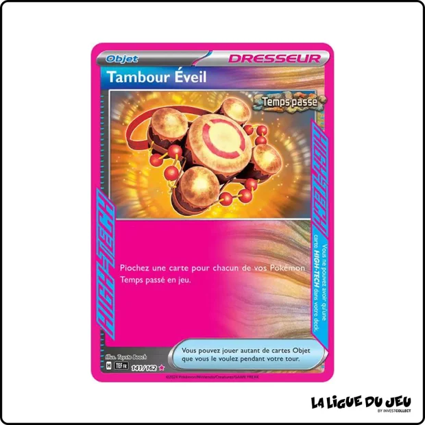 High-Tech - Pokemon - Forces Temporelles - Tambour Éveil 141/162