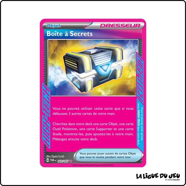 High-Tech - Pokemon - Mascarade Crépusculaire - Boîte à Secrets 163/167