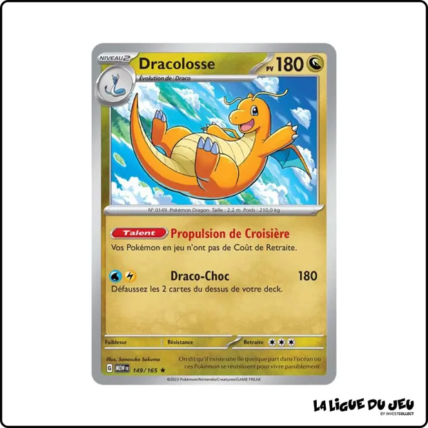 Holo - Pokemon - 151 - Dracolosse 149/165