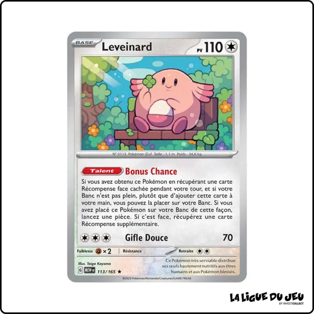 Holo - Pokemon - 151 - Leveinard 113/165