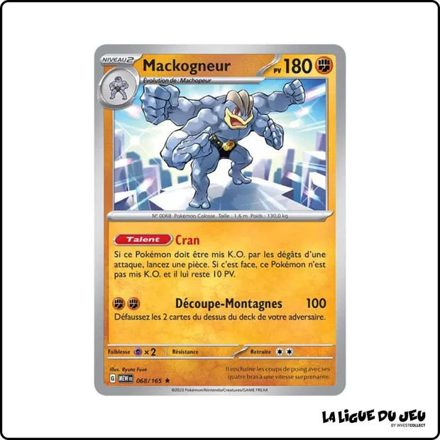 Holo - Pokemon - 151 - Mackogneur 68/165