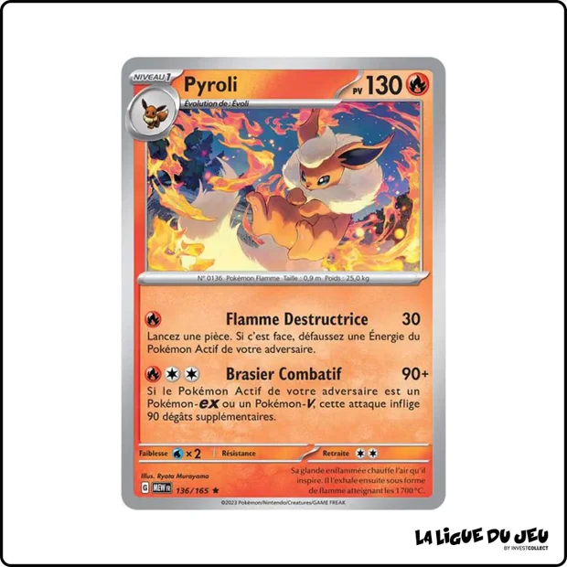 Holo - Pokemon - 151 - Pyroli 136/165