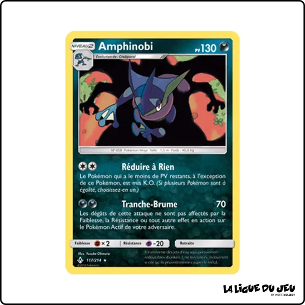 Holo - Pokemon - Alliance Infaillible - Amphinobi 117/214