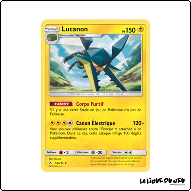 Holo - Pokemon - Alliance Infaillible - Lucanon 59/214