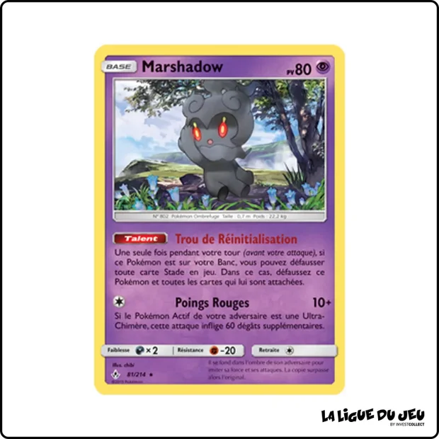 Holo - Pokemon - Alliance Infaillible - Marshadow 81/214