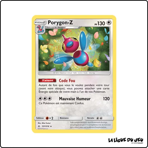 Holo - Pokemon - Alliance Infaillible - Porygon-Z 157/214