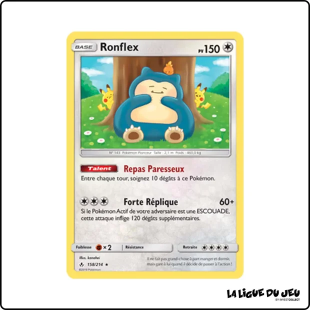 Holo - Pokemon - Alliance Infaillible - Ronflex 158/214
