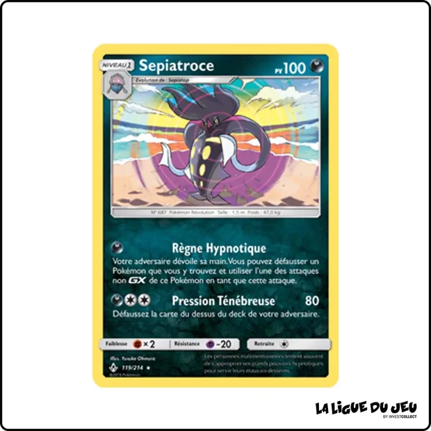 Holo - Pokemon - Alliance Infaillible - Sepiatroce 119/214
