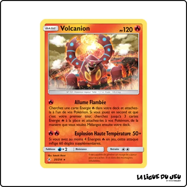 Holo - Pokemon - Alliance Infaillible - Volcanion 25/214