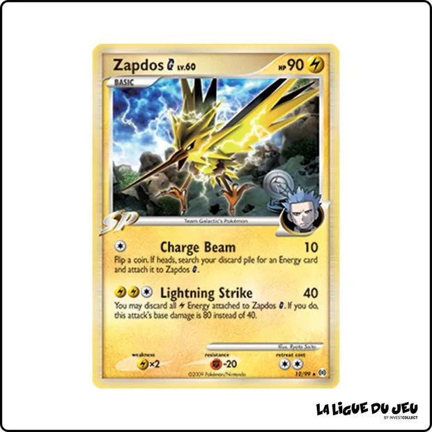 Holo - Pokemon - Arceus - Zapdos G 12/99