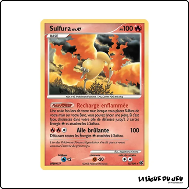Holo - Pokemon - Aube Majestueuse - Sulfura 10/100