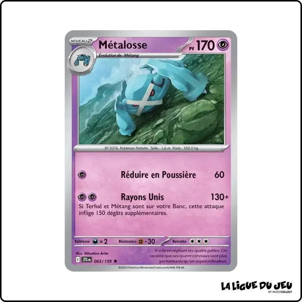 Holo - Pokemon - Aventures Ensemble - Métalosse 63/159