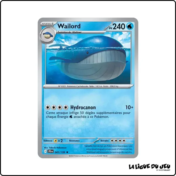 Holo - Pokemon - Aventures Ensemble - Wailord 41/159