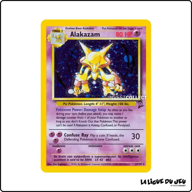 Holo - Pokemon - Base Set 2 - Alakazam 1/130