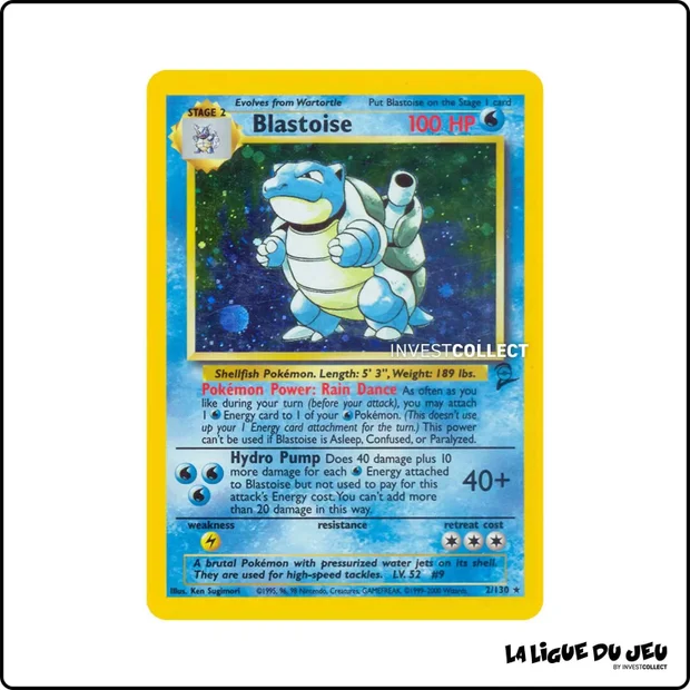 Holo - Pokemon - Base Set 2 - Blastoise 2/130