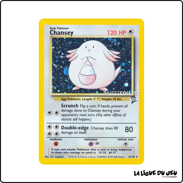 Holo - Pokemon - Base Set 2 - Chansey 3/130
