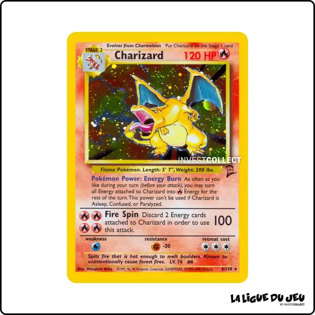 Holo - Pokemon - Base Set 2 - Charizard 4/130