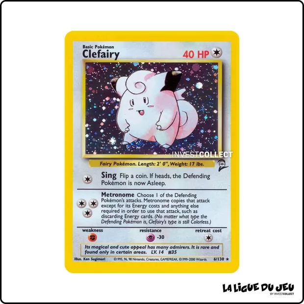 Holo - Pokemon - Base Set 2 - Clefairy 6/130