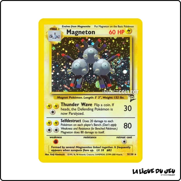 Holo - Pokemon - Base Set 2 - Magneton 9/130